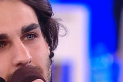 Alberto Urso durante una puntata di Amici